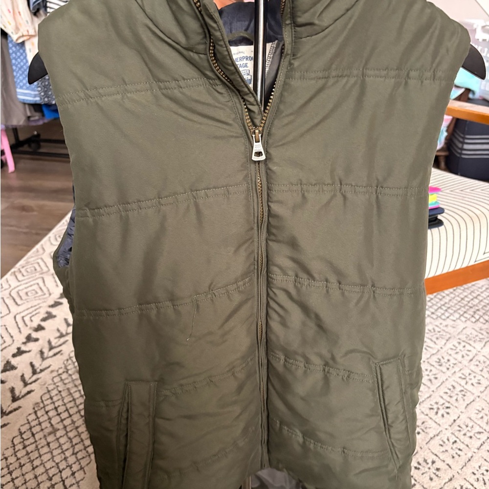 Weatherproof Vintage Green Puffer Vest